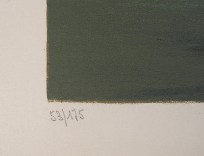 Félix LABISSE : Artifiction - Lithographie (détail)