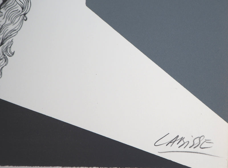 Félix LABISSE : La Bérénice, Lithographie originale (photo de détail 5) - Crédit photo : Galerie Art.Paris