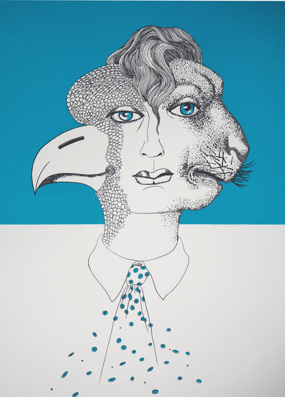 Félix LABISSE : Le Chérubin, Lithographie originale (photo de détail 2) - Crédit photo : Galerie Art.Paris