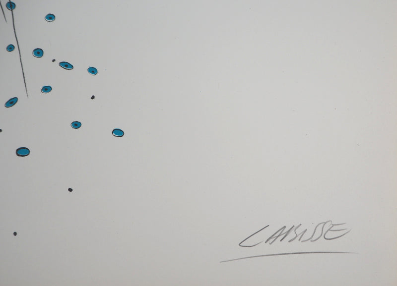 Félix LABISSE : Le Chérubin, Lithographie originale (photo de détail 3) - Crédit photo : Galerie Art.Paris