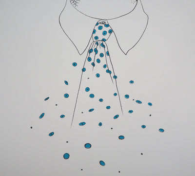 Félix LABISSE : Le Chérubin, Lithographie originale (photo de détail 4) - Crédit photo : Galerie Art.Paris