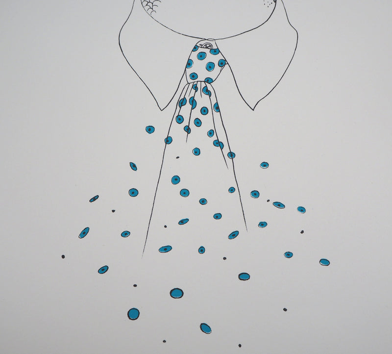 Félix LABISSE : Le Chérubin, Lithographie originale (photo de détail 4) - Crédit photo : Galerie Art.Paris