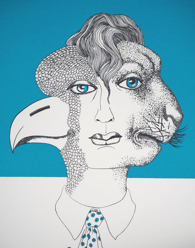 Félix LABISSE : Le Chérubin, Lithographie originale (photo de détail 5) - Crédit photo : Galerie Art.Paris