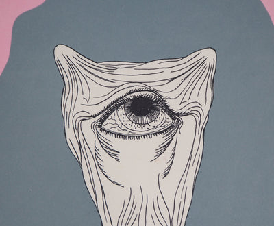 Félix LABISSE : Le Cyclope des marais, Lithographie originale (photo de détail 4) - Crédit photo : Galerie Art.Paris