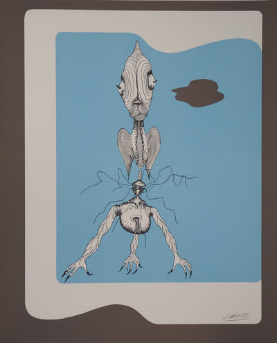 Félix LABISSE : L'Epigone, Lithographie originale (vue générale) - Crédit photo : Galerie Art.Paris