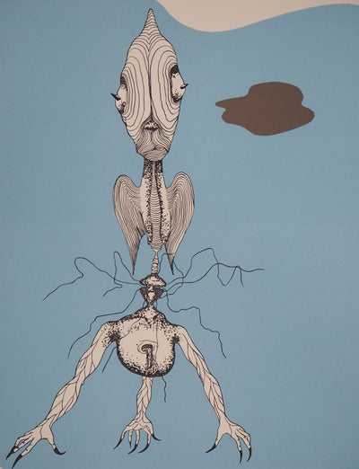 Félix LABISSE : L'Epigone, Lithographie originale (photo de détail 3) - Crédit photo : Galerie Art.Paris