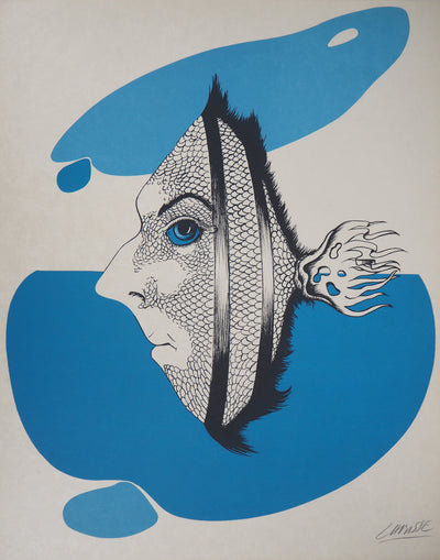 Félix LABISSE : Le Fluviot, Lithographie originale (vue générale) - Crédit photo : Galerie Art.Paris