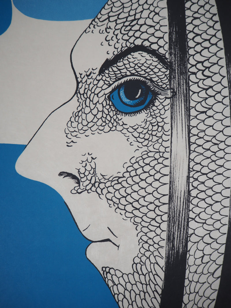 Félix LABISSE : Le Fluviot, Lithographie originale (photo de détail 5) - Crédit photo : Galerie Art.Paris