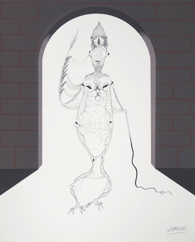 Félix LABISSE : L'Homlige, Lithographie originale (vue générale) - Crédit photo : Galerie Art.Paris