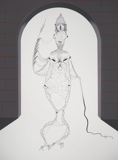 Félix LABISSE : L'Homlige, Lithographie originale (photo de détail 3) - Crédit photo : Galerie Art.Paris