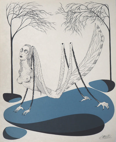 Félix LABISSE : La Locuste, Lithographie originale (vue générale) - Crédit photo : Galerie Art.Paris