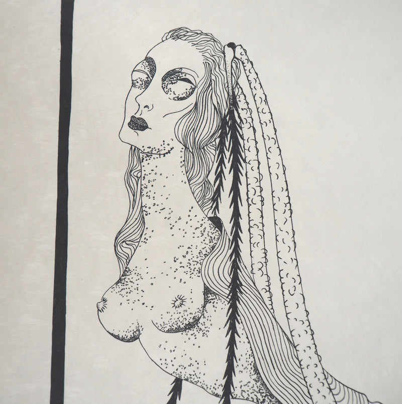 Félix LABISSE : La Locuste, Lithographie originale (photo de détail 4) - Crédit photo : Galerie Art.Paris