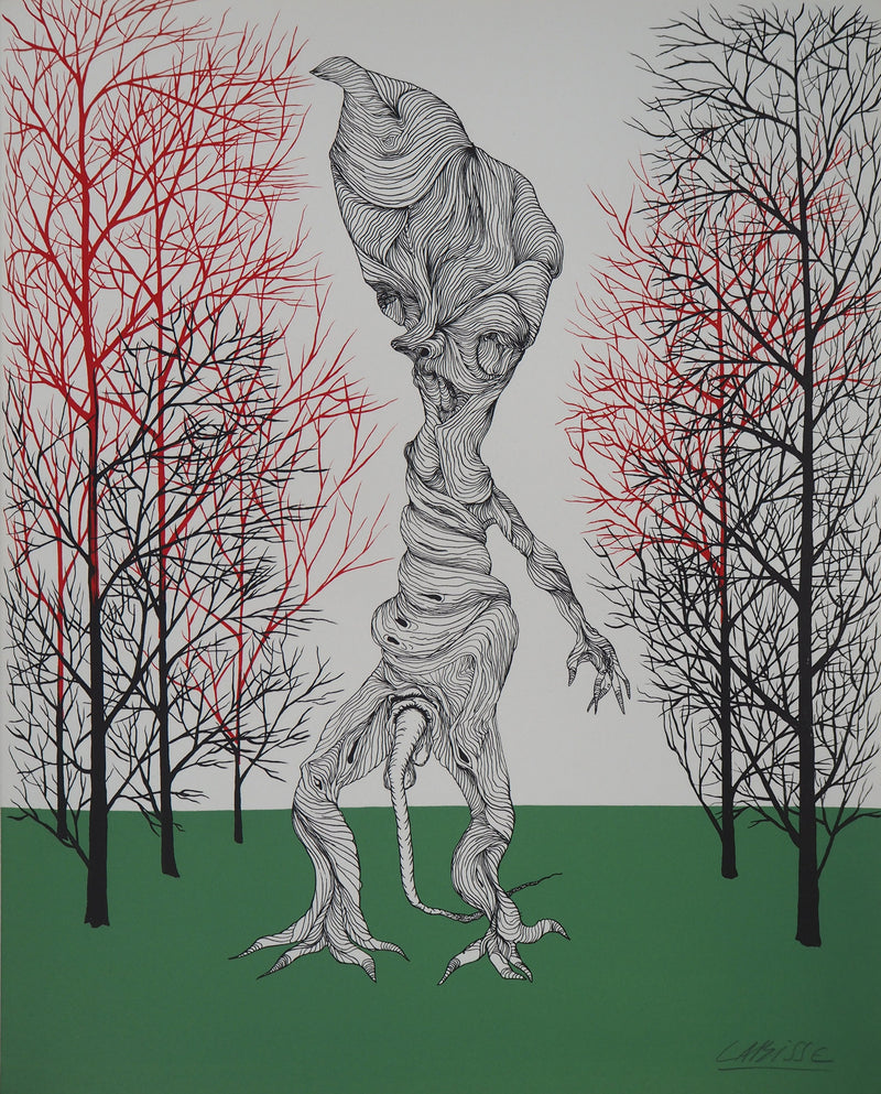 Félix LABISSE : La Mandragore, Lithographie originale (vue générale) - Crédit photo : Galerie Art.Paris