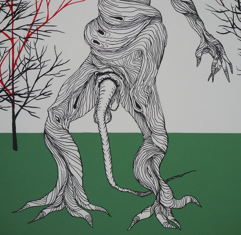 Félix LABISSE : La Mandragore, Lithographie originale (photo de détail 2) - Crédit photo : Galerie Art.Paris