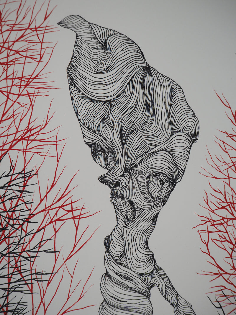 Félix LABISSE : La Mandragore, Lithographie originale (photo de détail 4) - Crédit photo : Galerie Art.Paris