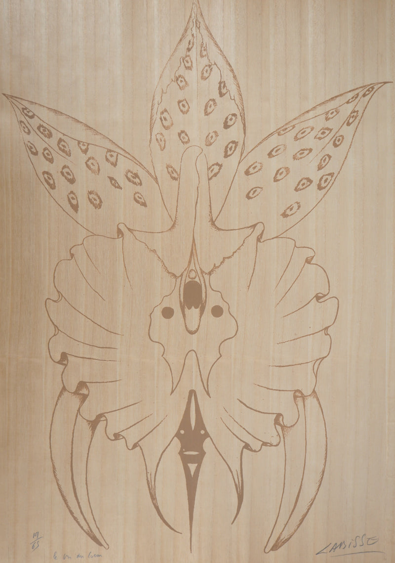 Félix LABISSE : Orchidée, le cri du coeur, Lithographie originale (photo de détail 2) - Crédit photo : Galerie Art.Paris