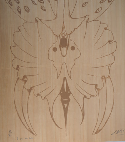 Félix LABISSE : Orchidée, le cri du coeur, Lithographie originale (photo de détail 3) - Crédit photo : Galerie Art.Paris