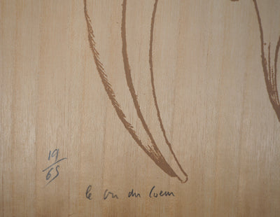 Félix LABISSE : Orchidée, le cri du coeur, Lithographie originale (photo de détail 5) - Crédit photo : Galerie Art.Paris