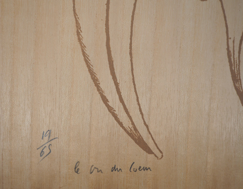 Félix LABISSE : Orchidée, le cri du coeur, Lithographie originale (photo de détail 5) - Crédit photo : Galerie Art.Paris