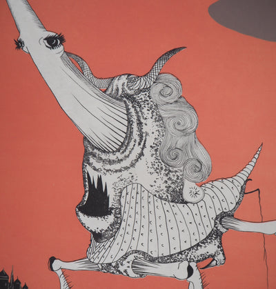 Félix LABISSE : Le Perce aurore, Lithographie originale (photo de détail 2) - Crédit photo : Galerie Art.Paris