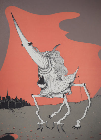 Félix LABISSE : Le Perce aurore, Lithographie originale (photo de détail 3) - Crédit photo : Galerie Art.Paris