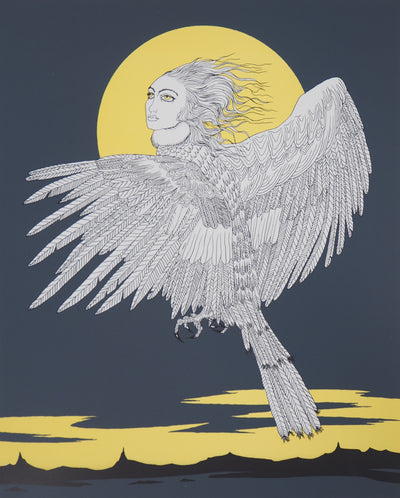 Félix LABISSE : Le Rose-Pleurs, Lithographie originale (vue générale) - Crédit photo : Galerie Art.Paris