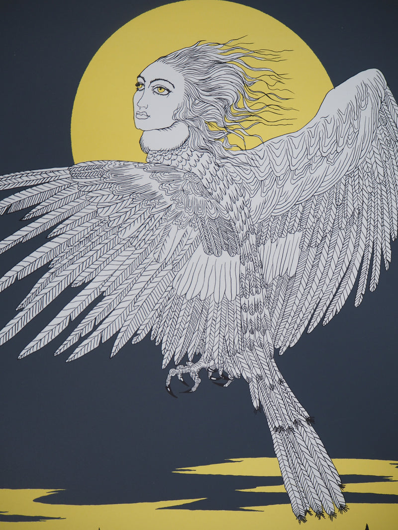 Félix LABISSE : Le Rose-Pleurs, Lithographie originale (photo de détail 3) - Crédit photo : Galerie Art.Paris