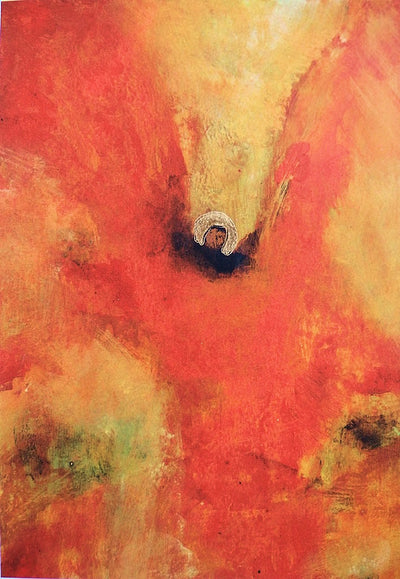 S. LANDER : Que vent d'ange souffle... - Lithographie (détail)