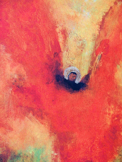 S. LANDER : Que vent d'ange souffle... - Lithographie (détail)