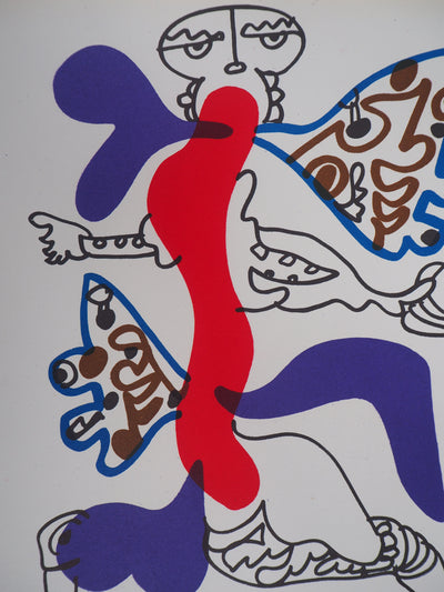 Charles LAPICQUE : Papillon surréaliste, Lithographie originale (photo de détail 2) - Crédit photo : Galerie Art.Paris