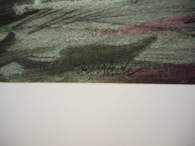Pierre LAPRADE : Rome, 1957 - Lithographie (détail)