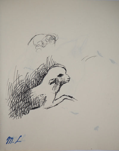 Marie LAURENCIN : Agneau - Dessin (détail)