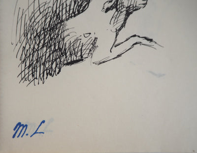 Marie LAURENCIN : Agneau - Dessin (détail)