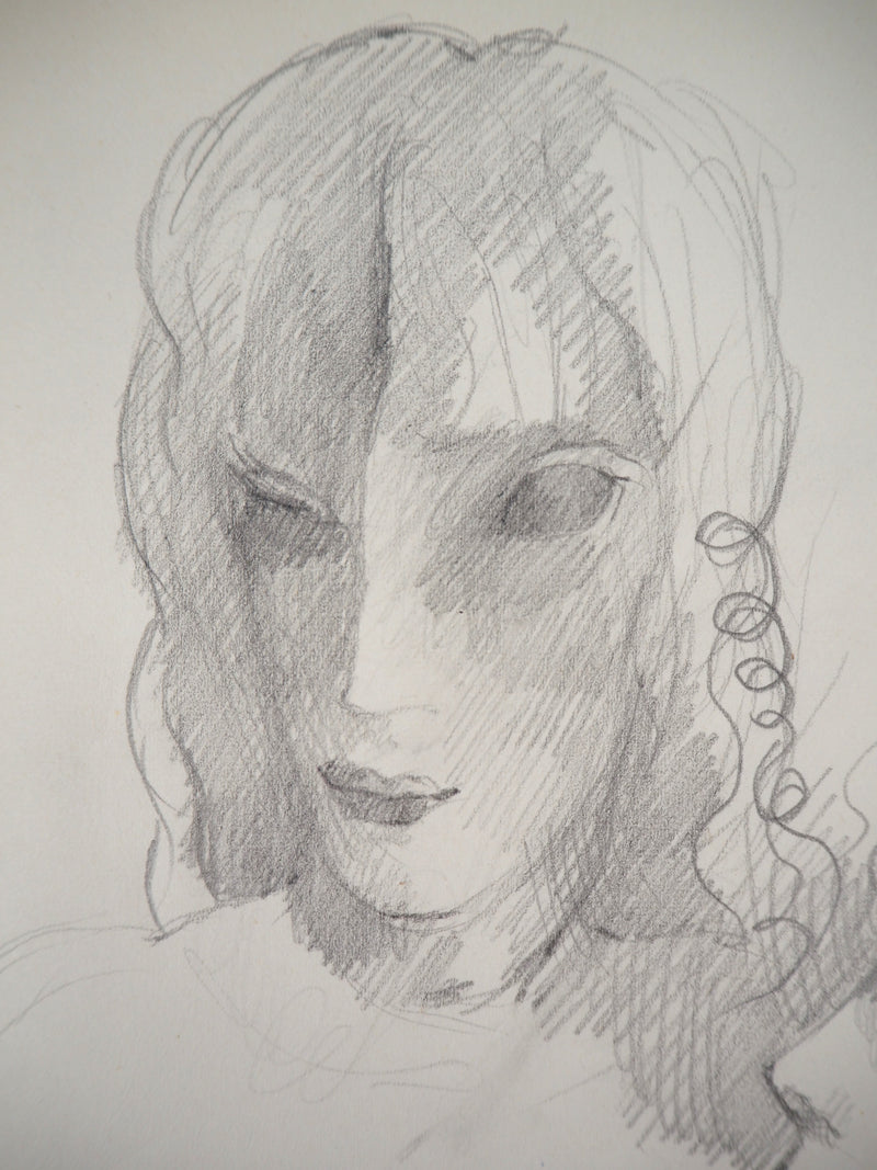 Marie LAURENCIN : Les amoureux - Dessin (détail)