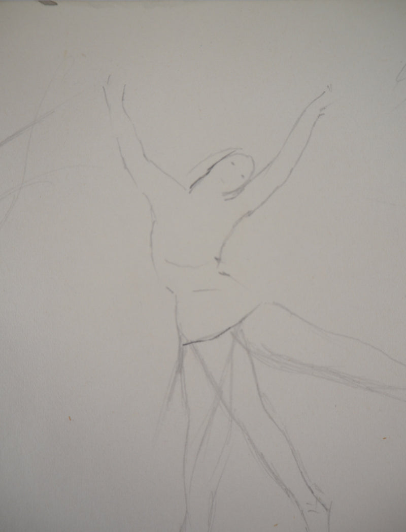Marie LAURENCIN : Ballerine - Dessin (détail)