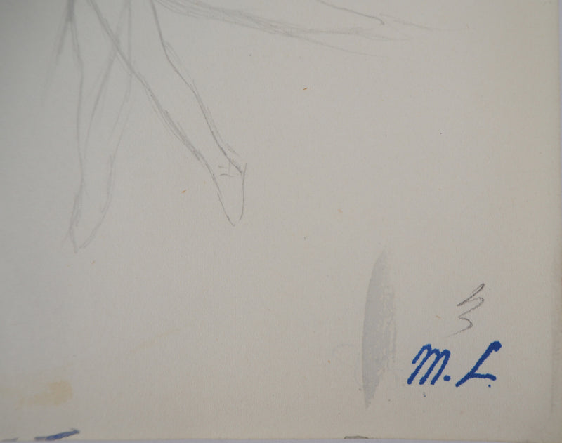 Marie LAURENCIN : Ballerine - Dessin (détail)