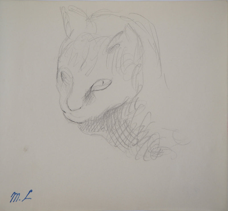 Marie LAURENCIN : Chat - Dessin