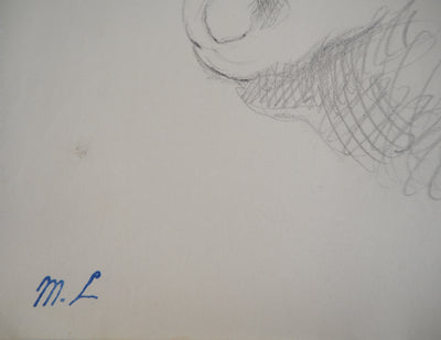 Marie LAURENCIN : Chat - Dessin (détail)