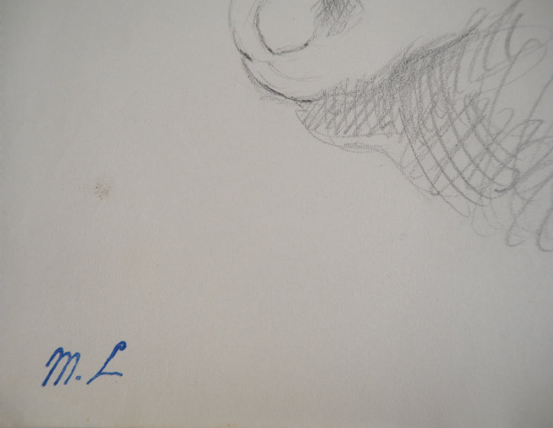 Marie LAURENCIN : Chat - Dessin (détail)