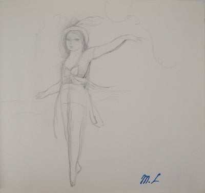 Marie LAURENCIN : Danseuse - Dessin