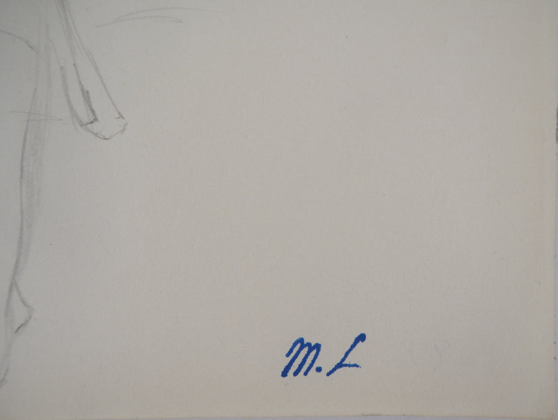 Marie LAURENCIN : Danseuse - Dessin (détail)