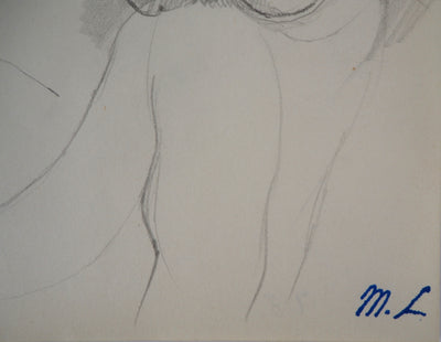 Marie LAURENCIN : Deux amies - Dessin (détail)