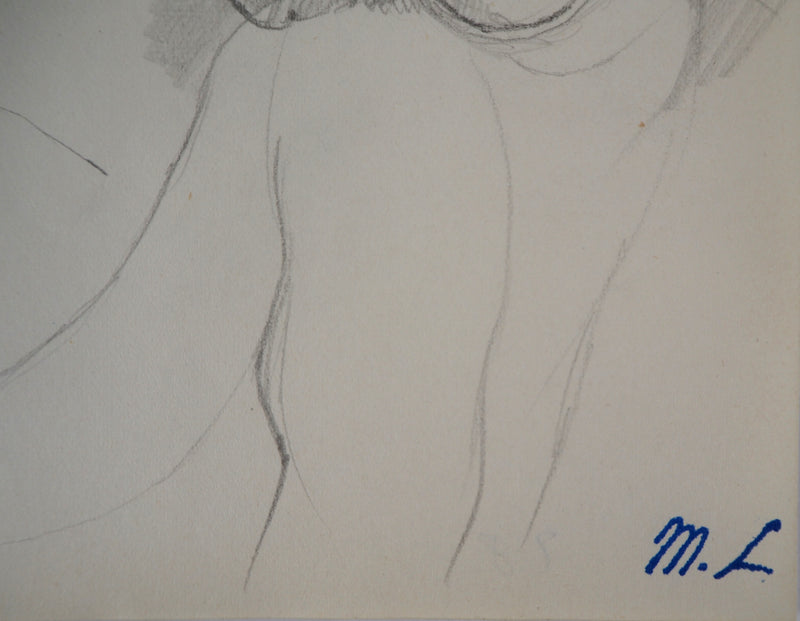 Marie LAURENCIN : Deux amies - Dessin (détail)