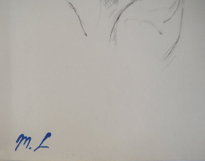 Marie LAURENCIN : Femme assise - Dessin (détail)