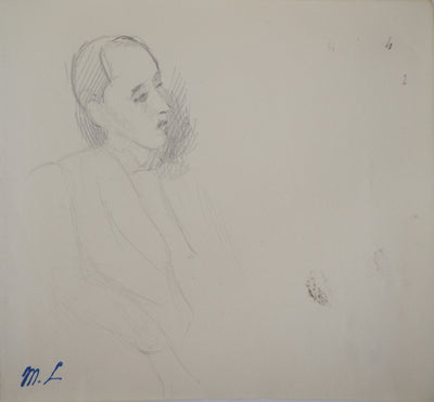 Marie LAURENCIN : Homme assis - Dessin