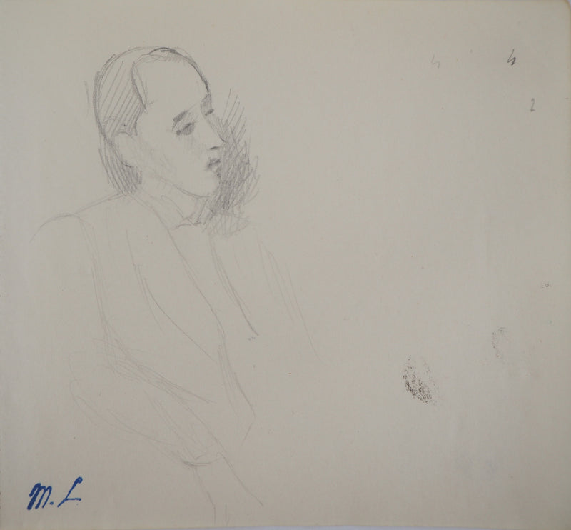 Marie LAURENCIN : Homme assis - Dessin