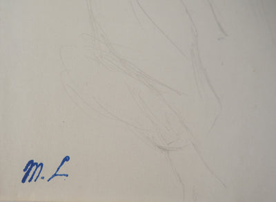 Marie LAURENCIN : Homme assis - Dessin (détail)