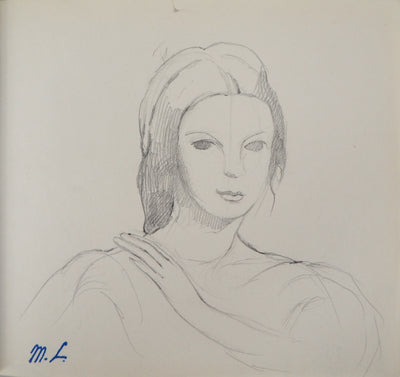 Marie LAURENCIN : Jeune modèle - Dessin