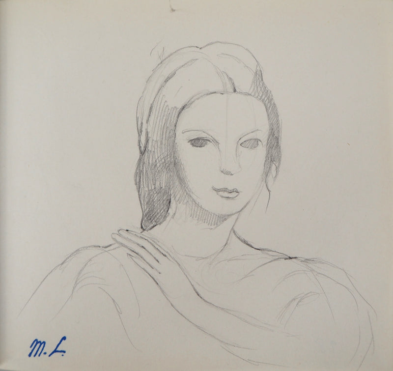 Marie LAURENCIN : Jeune modèle - Dessin