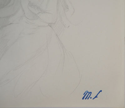 Marie LAURENCIN : Moment intime - Dessin (détail)